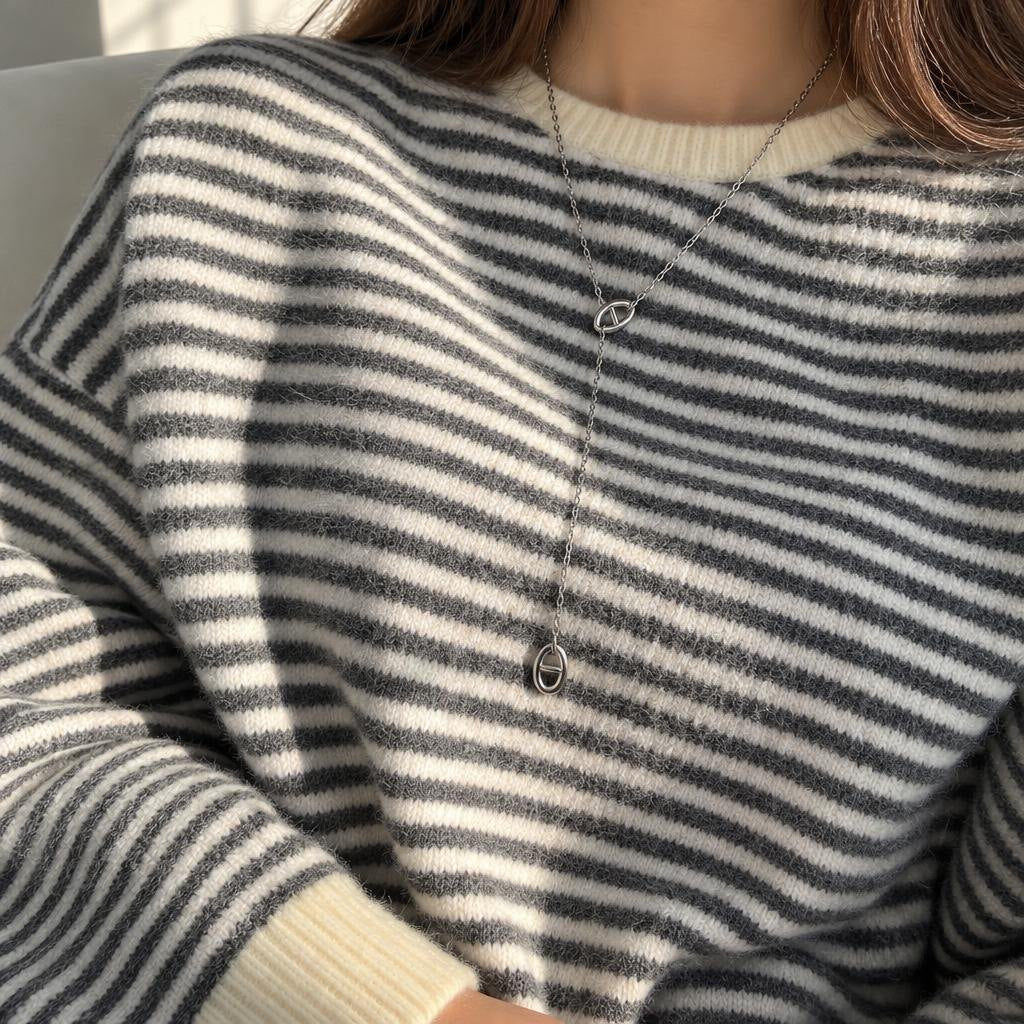 Collier Aicha porté