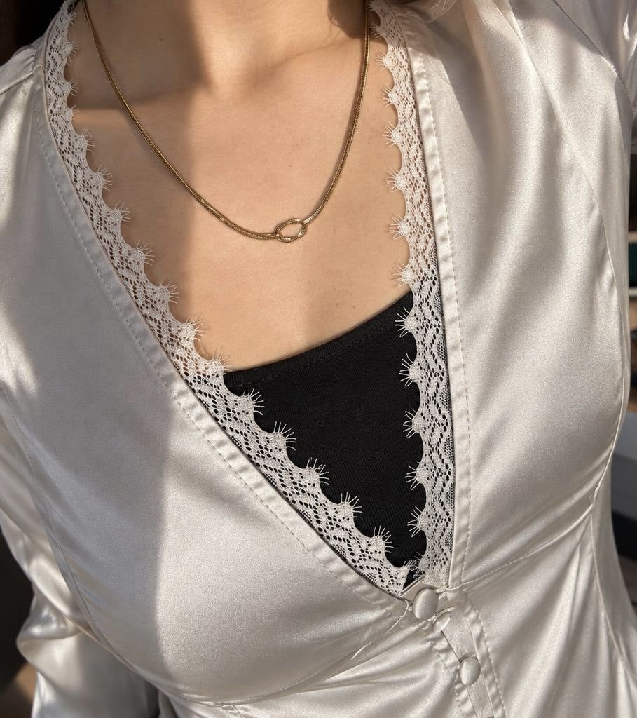 Collier Jasmine porté